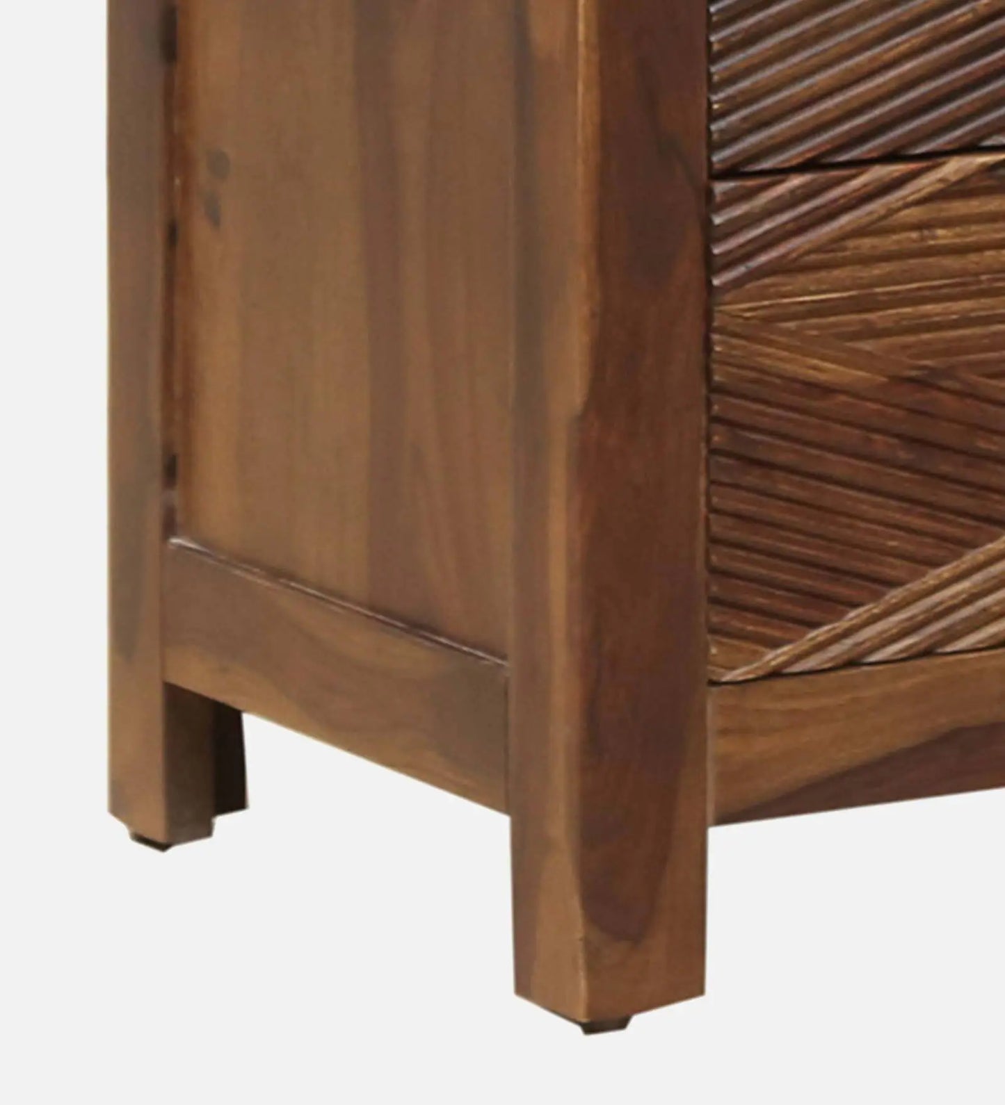Sheesham Wood Chest Of Drawers In Provincial Teak Finish