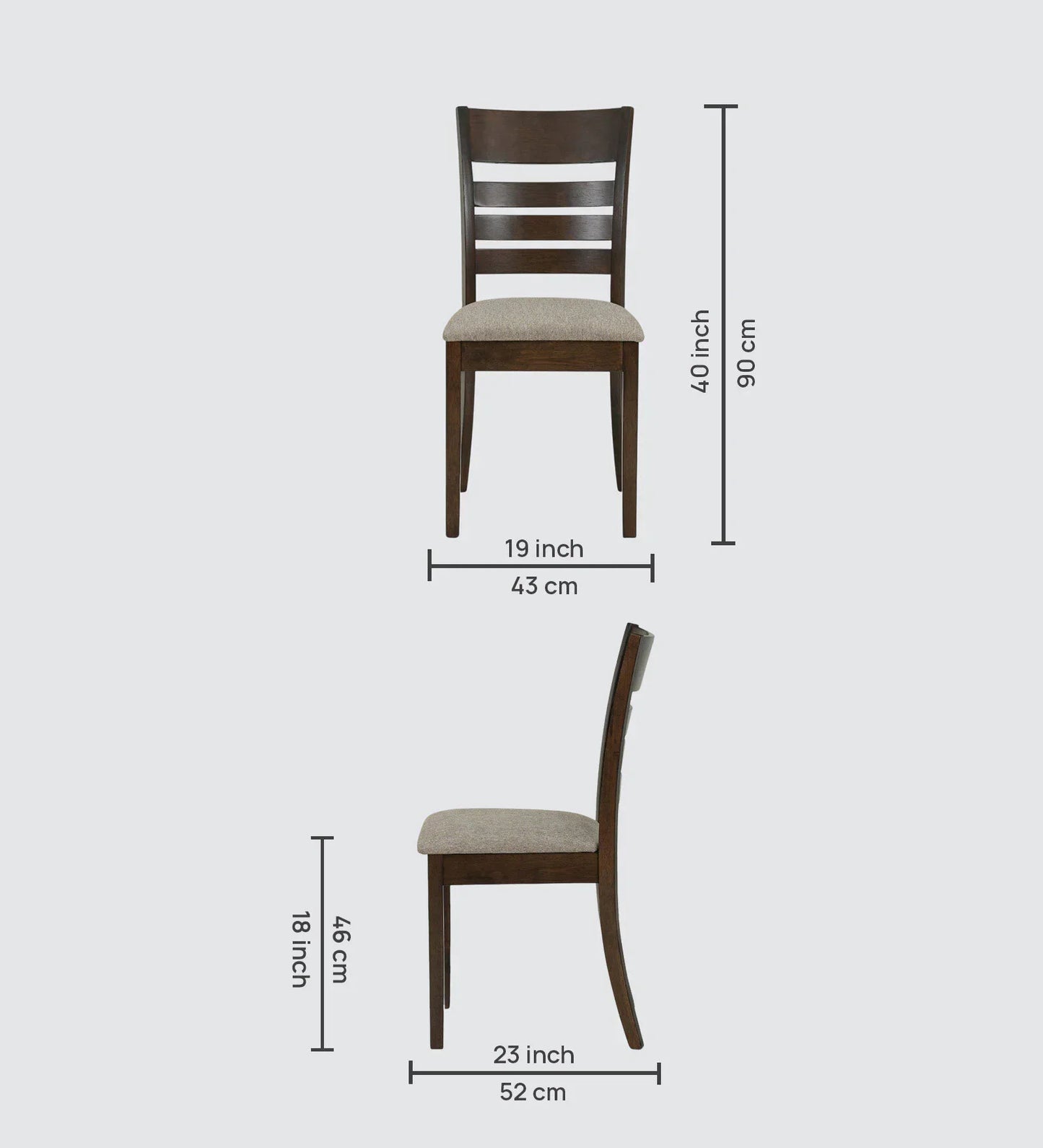 6 Seater Dining Sets In Brown Finish