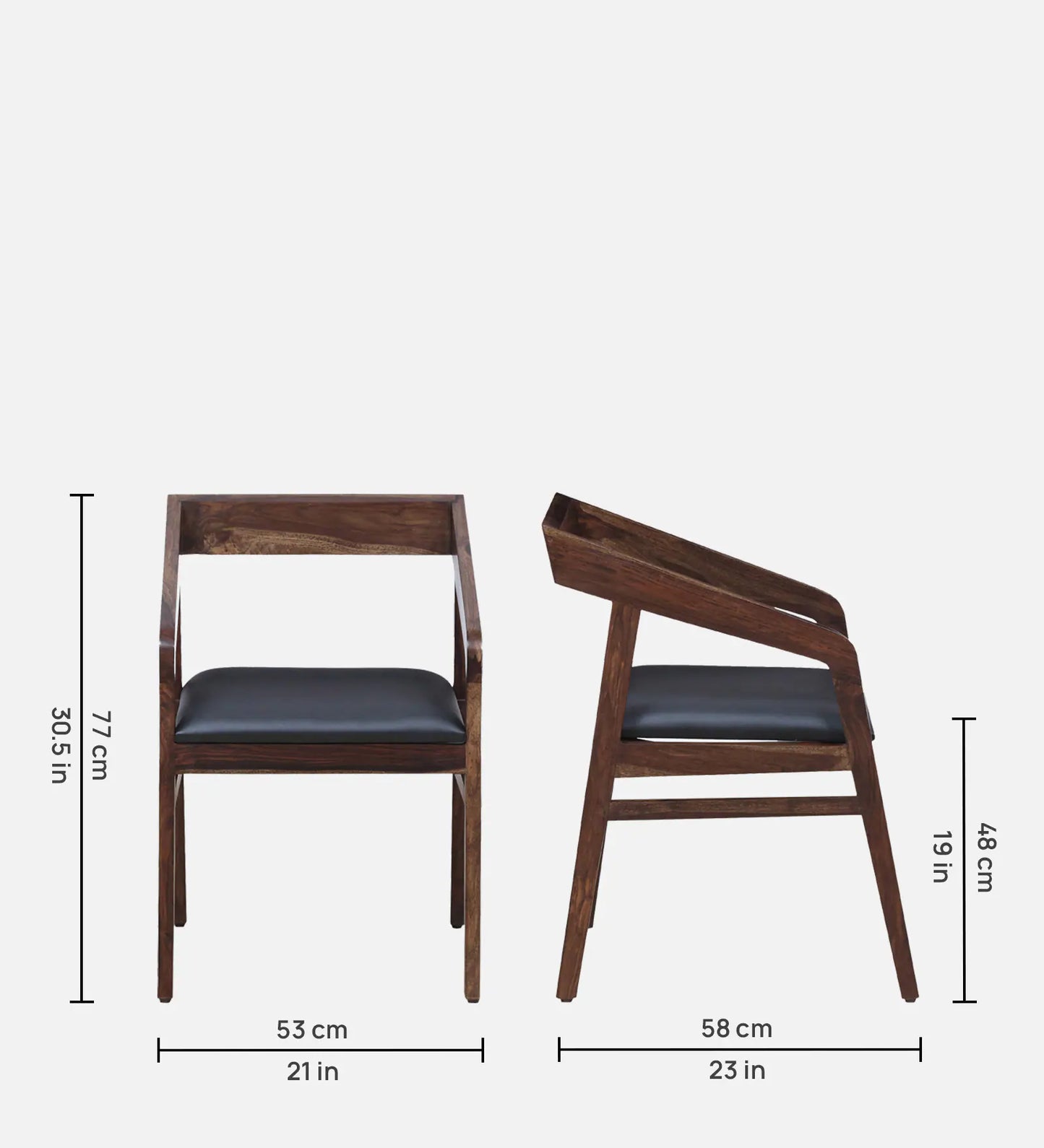 Arm Chair In Provincial Teak Finish