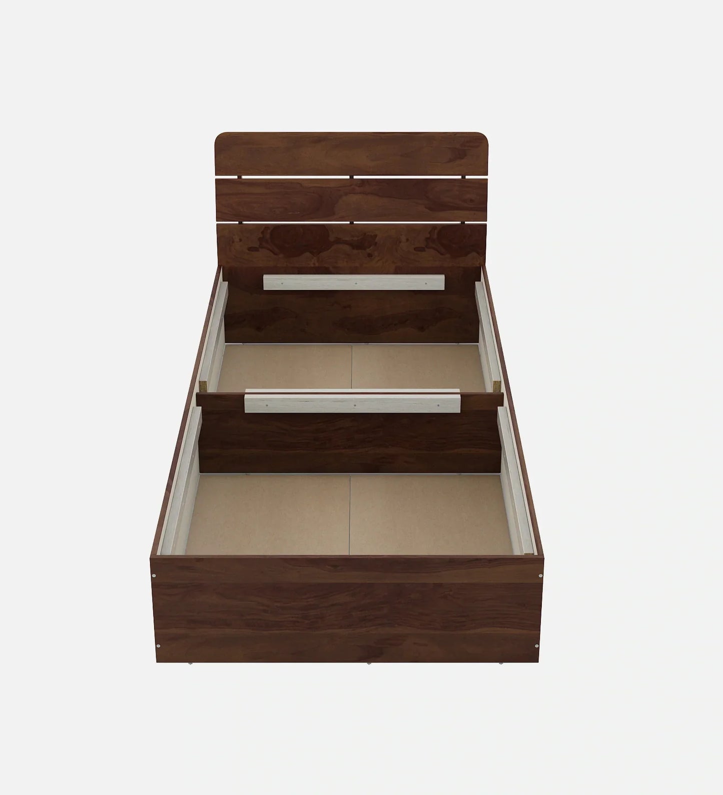 Single Bed In Sheesham Finish With Box Storage