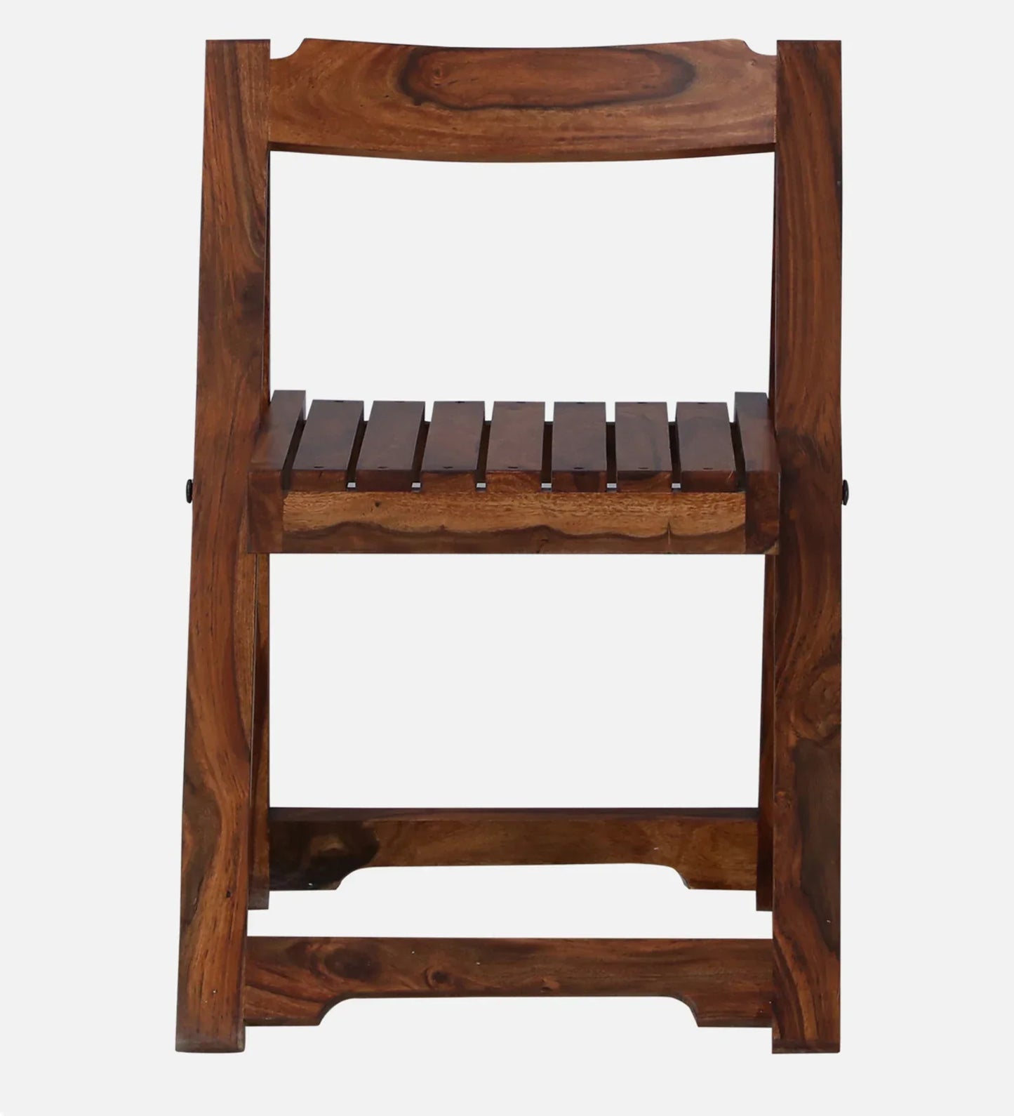 Sheesham Wood Folding Chair In Scratch Resistant Honey Oak Finish