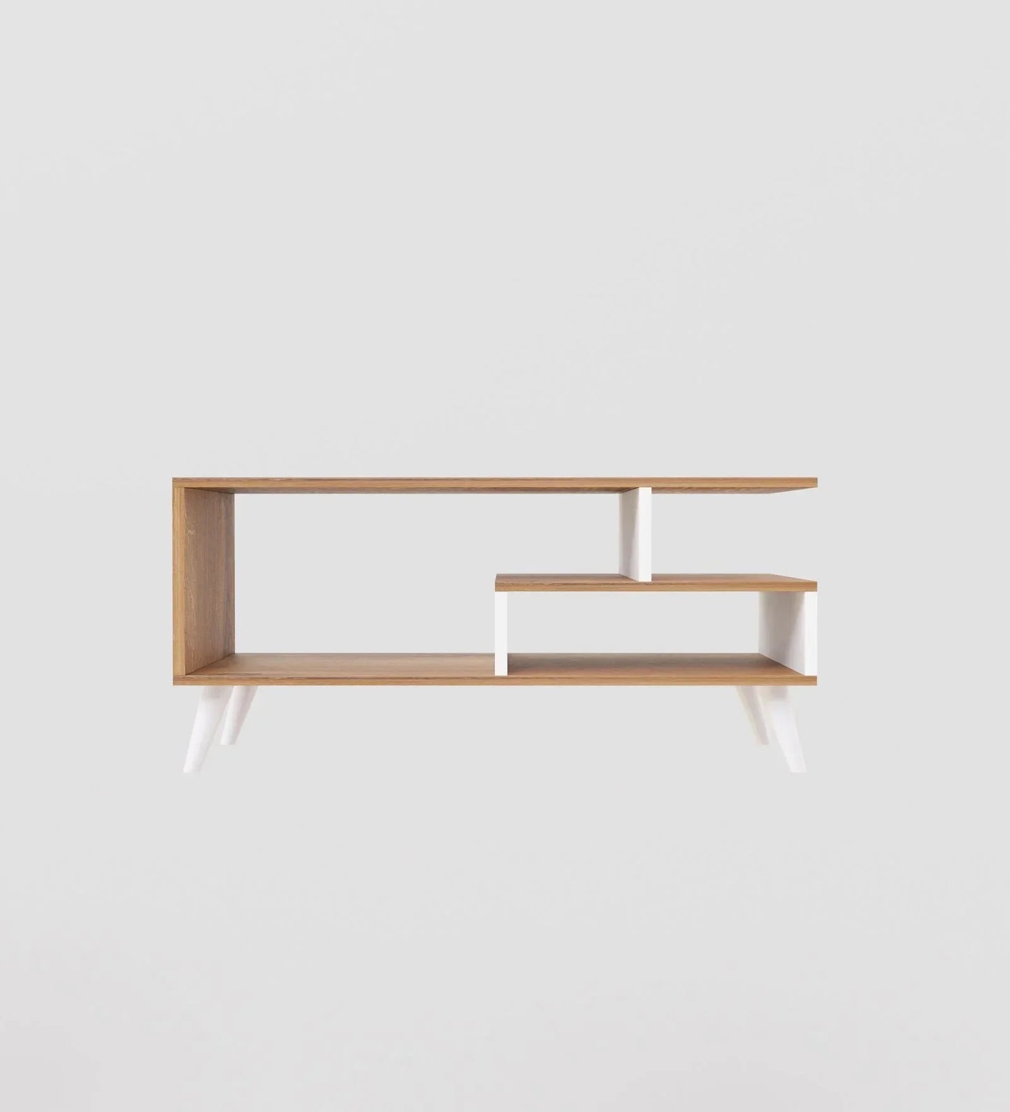 Dora Coffee Table In Canyon Oak And White Colour