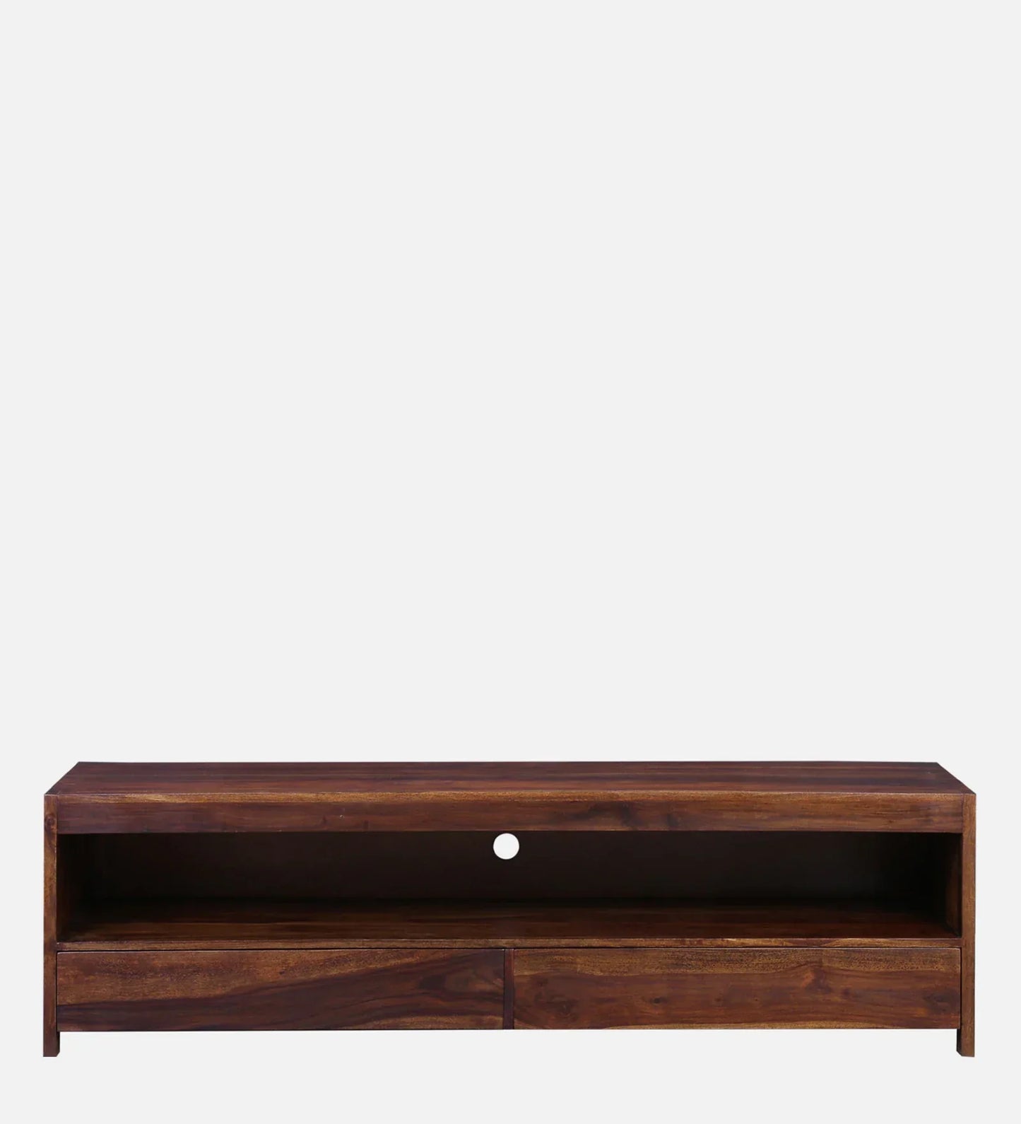 Sheesham Wood TV Console in Scratch Resistant Provincial Teak Finish for TVs up to 70"