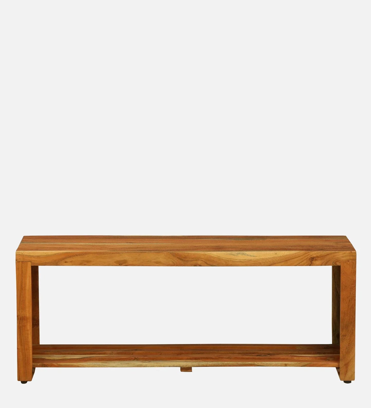 Acacia Wood Bench In Natural Finish