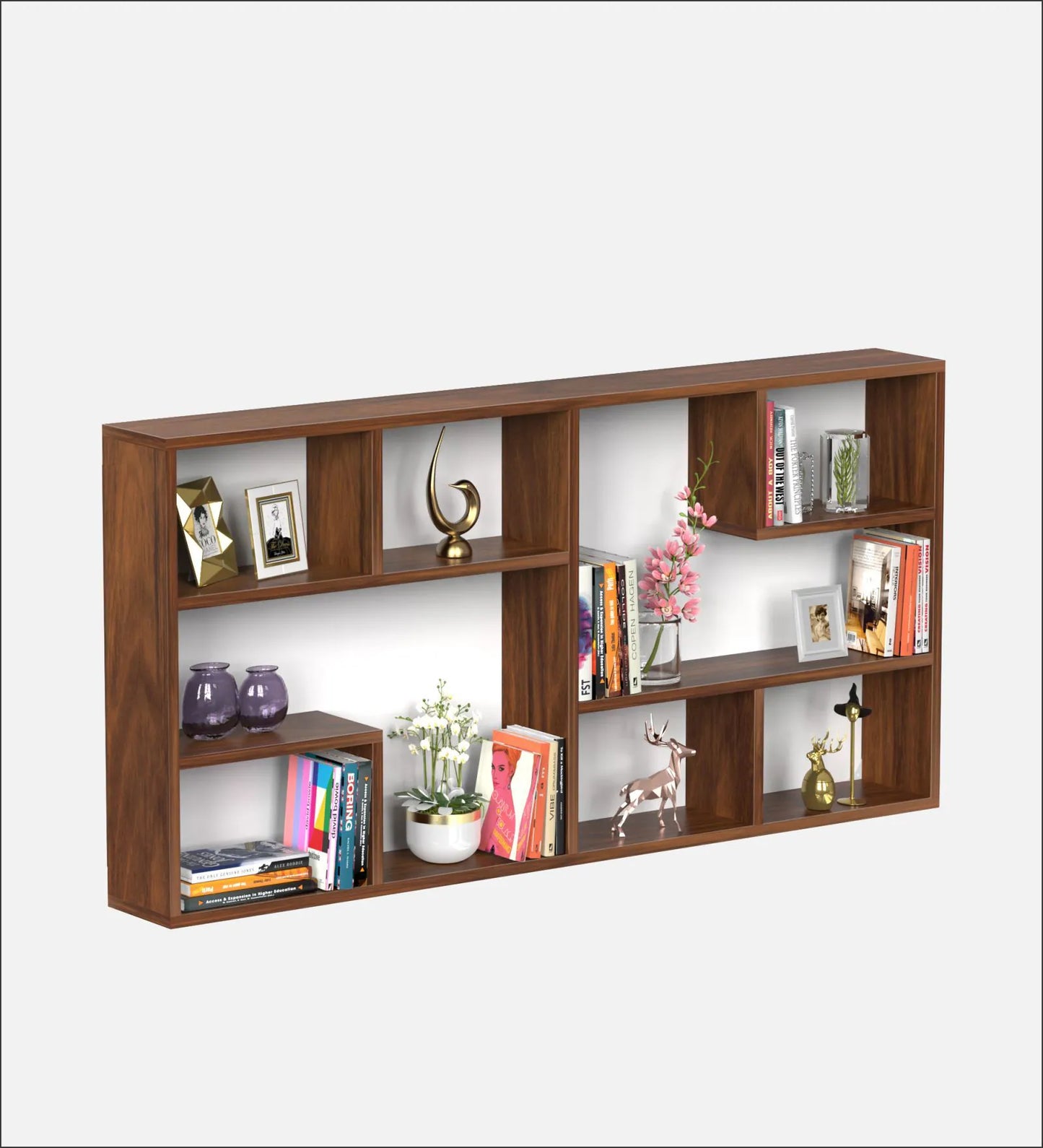 Sheesham Wood Wall Mounted Floating Shelf