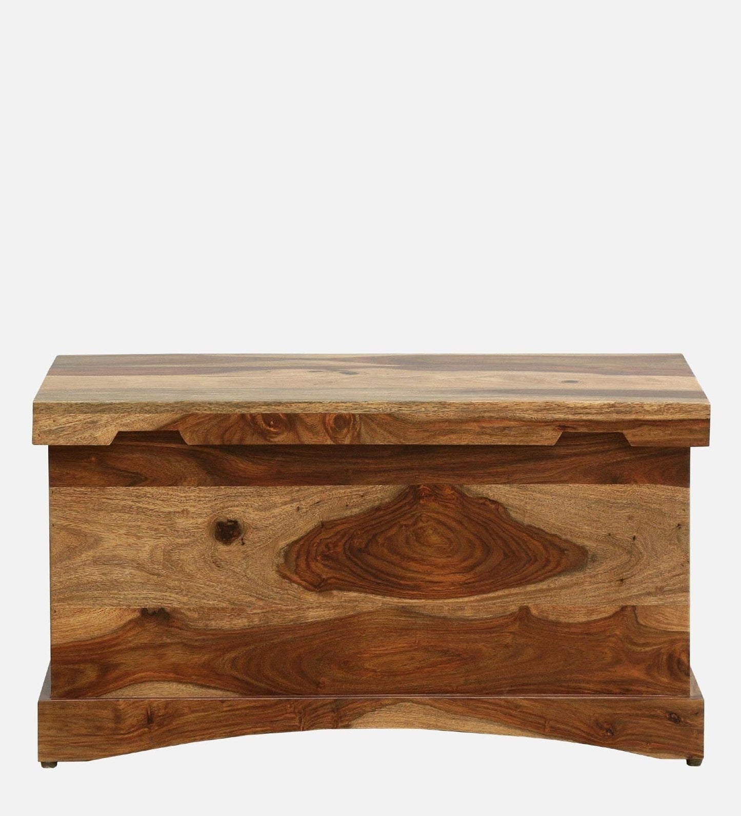 Sheesham Wood Trunk in Scratch Resistant Rustic Teak Finish
