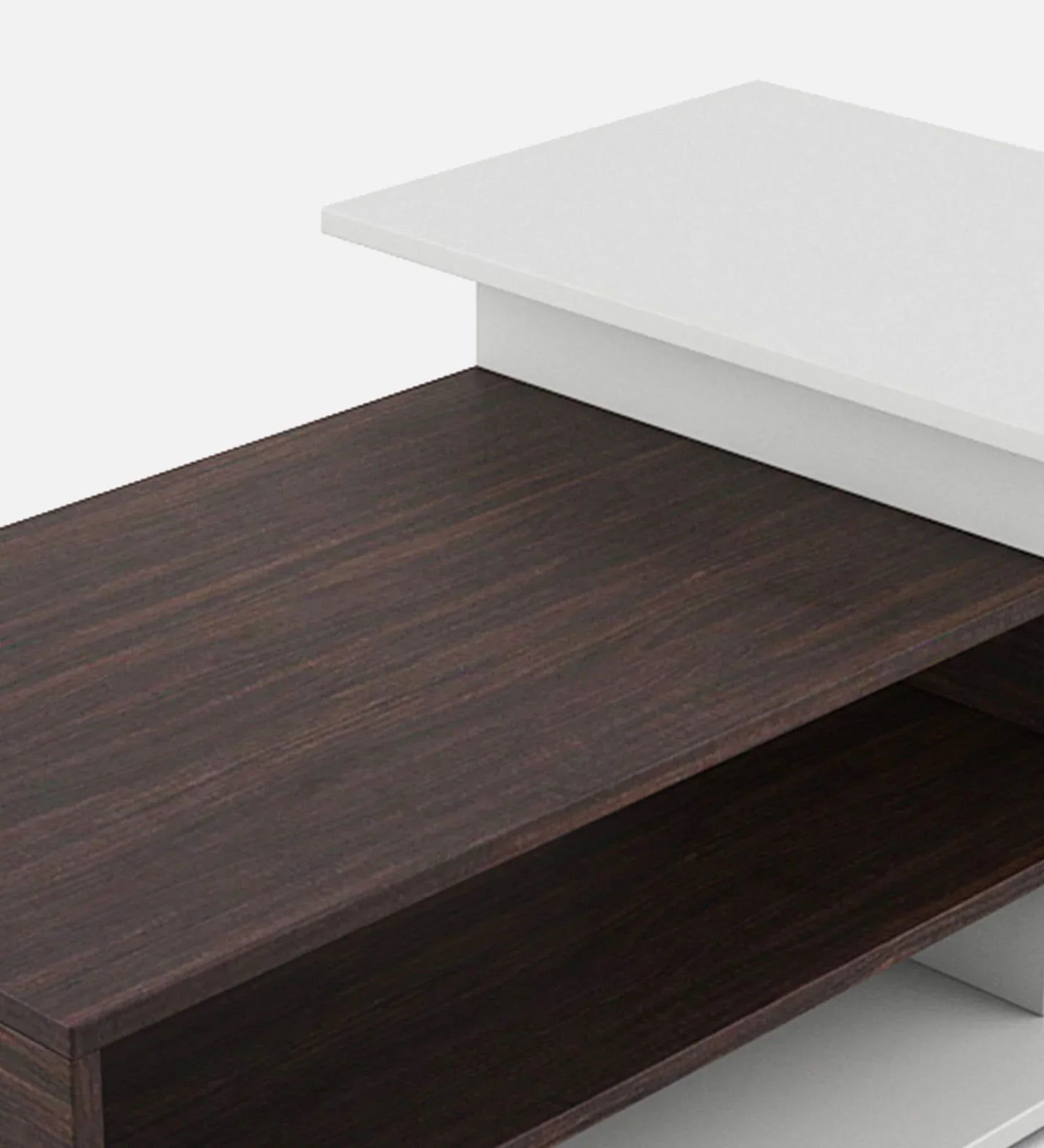 Kiosk Coffee Table in Choco Walnut Colour