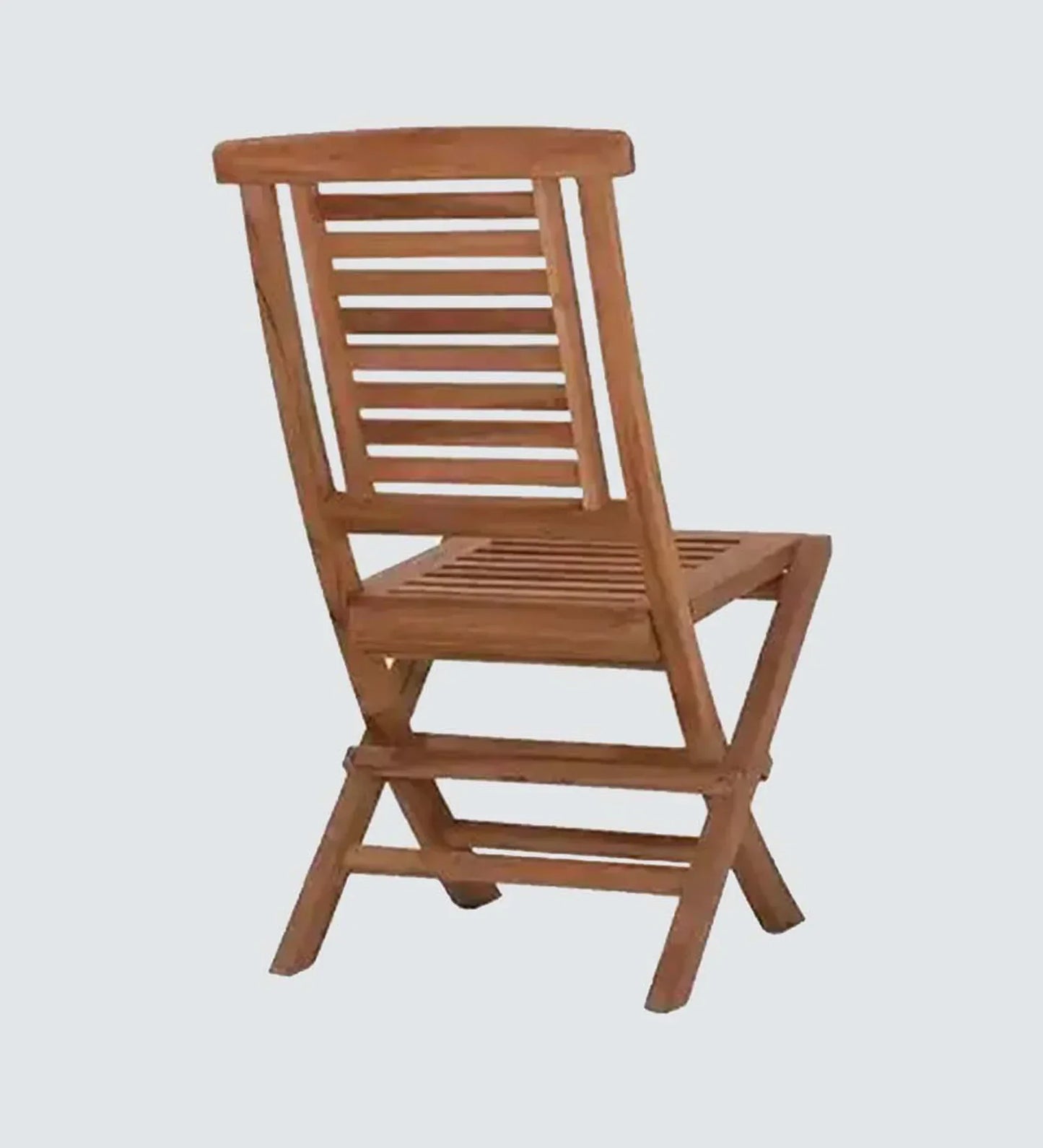 Aura Folding Chair In Brown Color
