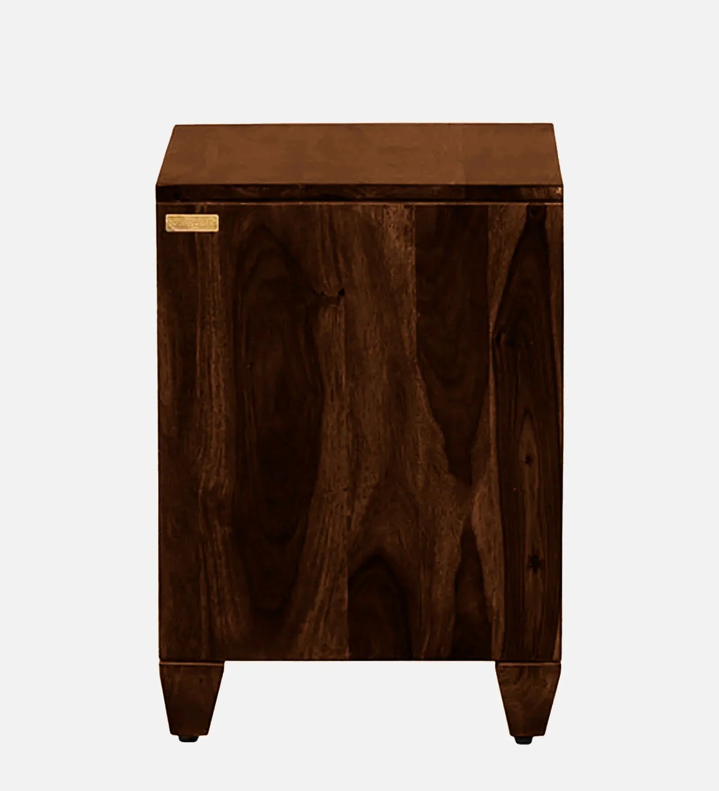 Sheesham Wood Bedside Table In Scratch Resistant Provincial Teak Finish With Drawers