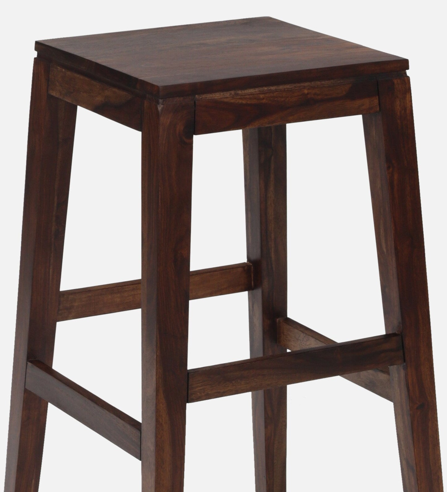 Sheesham Wood Bar Stool In Provincial Teak