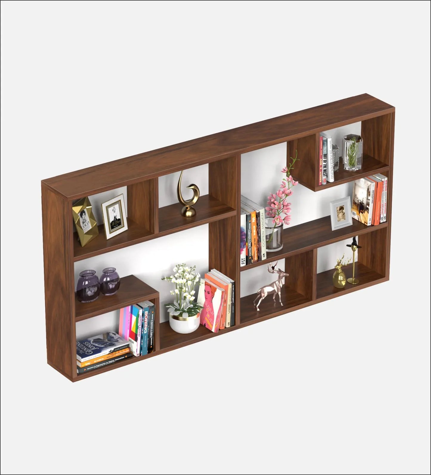 Sheesham Wood Wall Mounted Floating Shelf