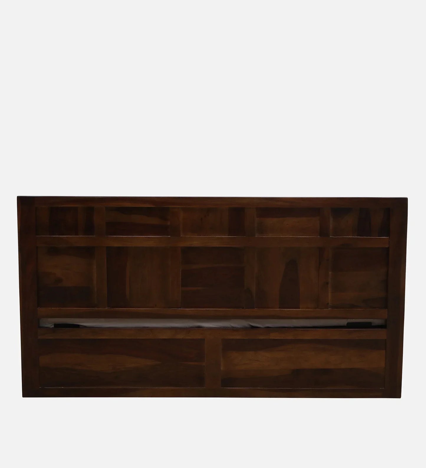 Sheesham Wood King Size Bed In Provincial Teak Finish With Hydraulic Storage