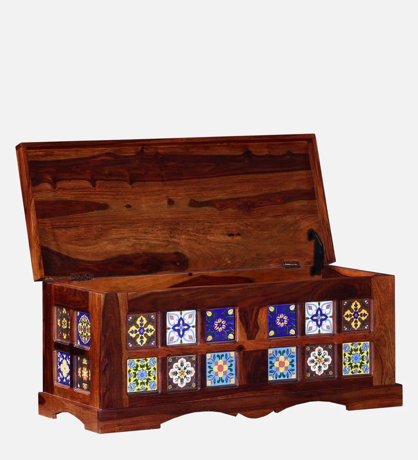 Sheesham Wood Trunk in Honey Oak Finish