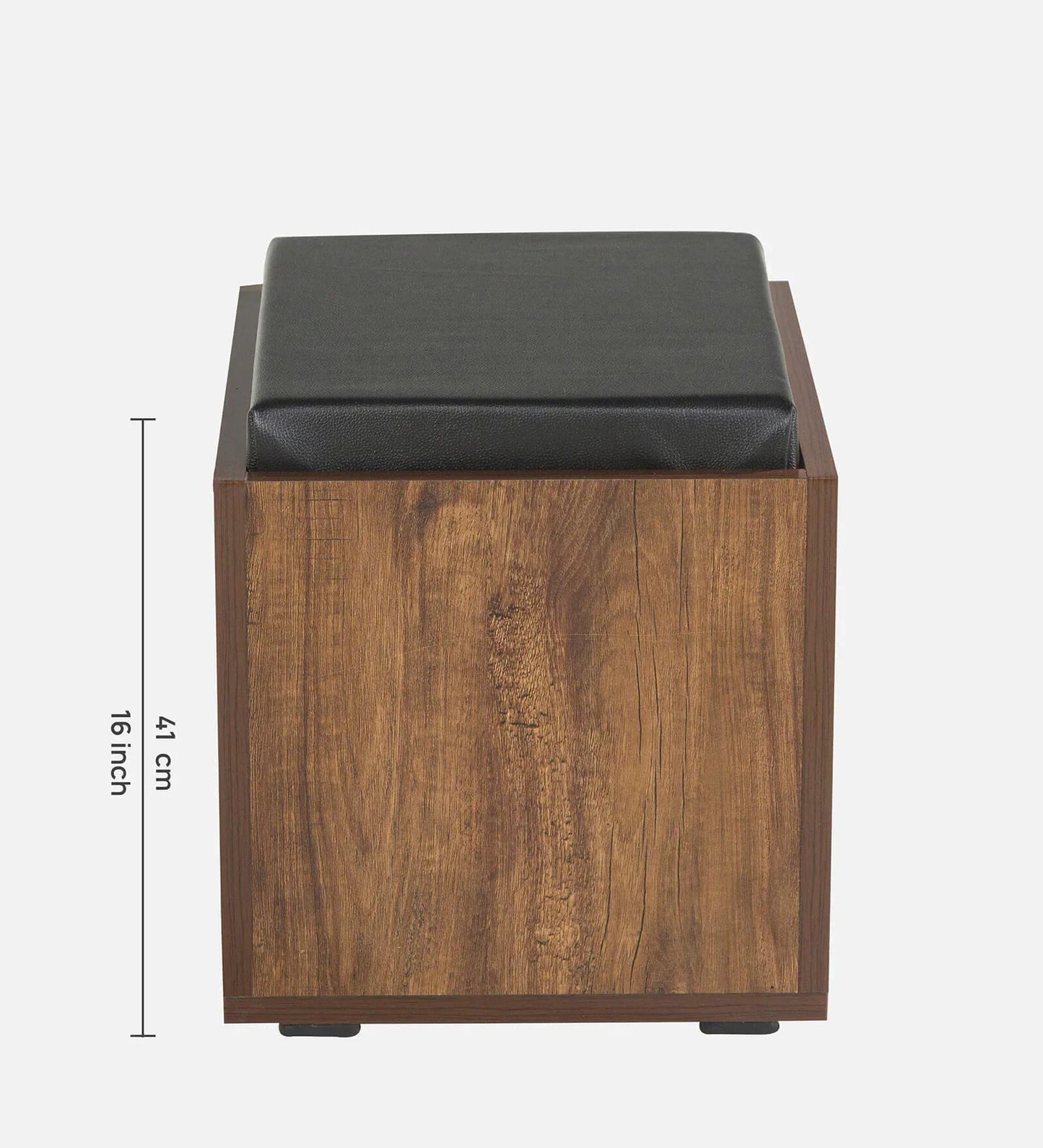 Nesting Coffee Table With 4 Stools In Classic Walnut Finish