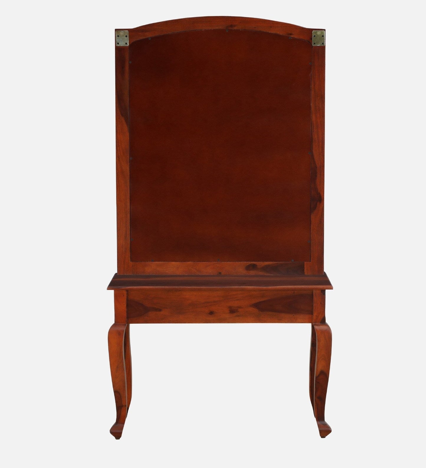 Sheesham Wood Dressing Cabinet In Honey Oak Finish With Mirror