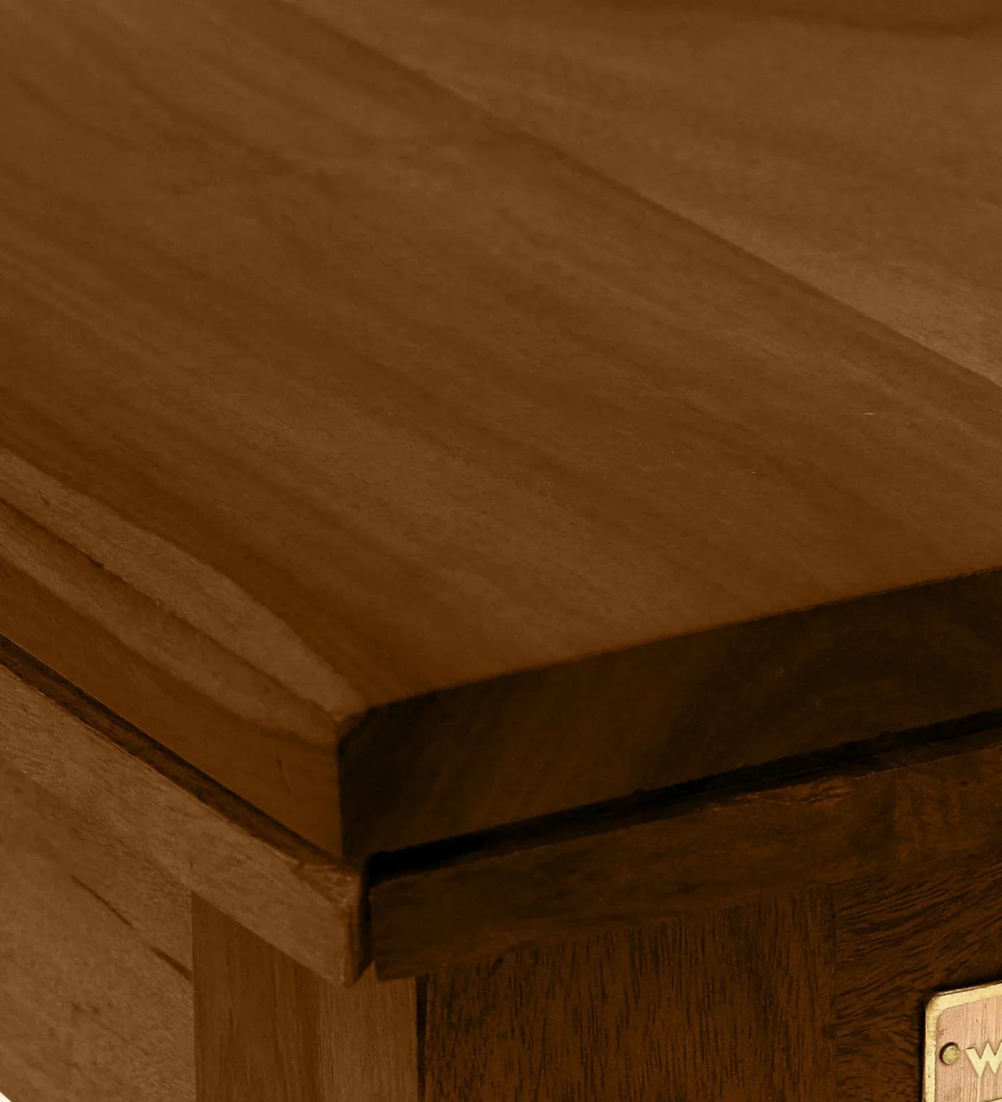 Sheesham Wood Chest Of Drawers in Scratch Resistant Provincial Teak Finish