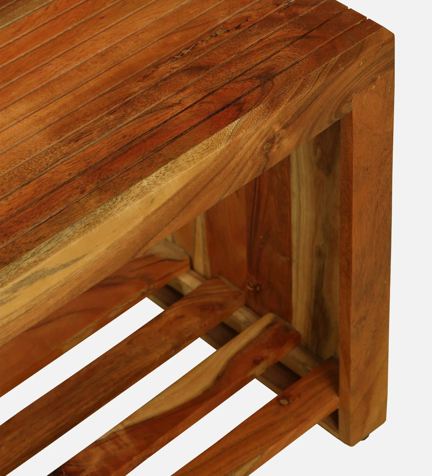 Acacia Wood Bench In Natural Finish