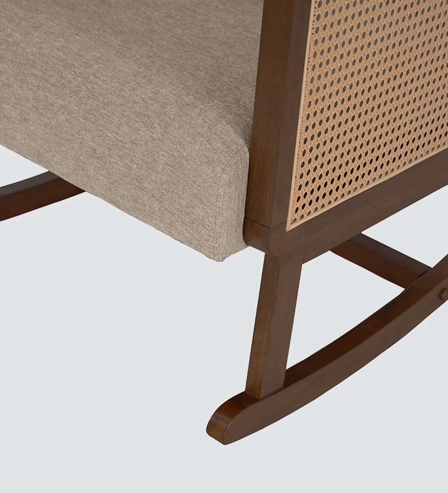 Vega Rocking Chair in Brown Finish