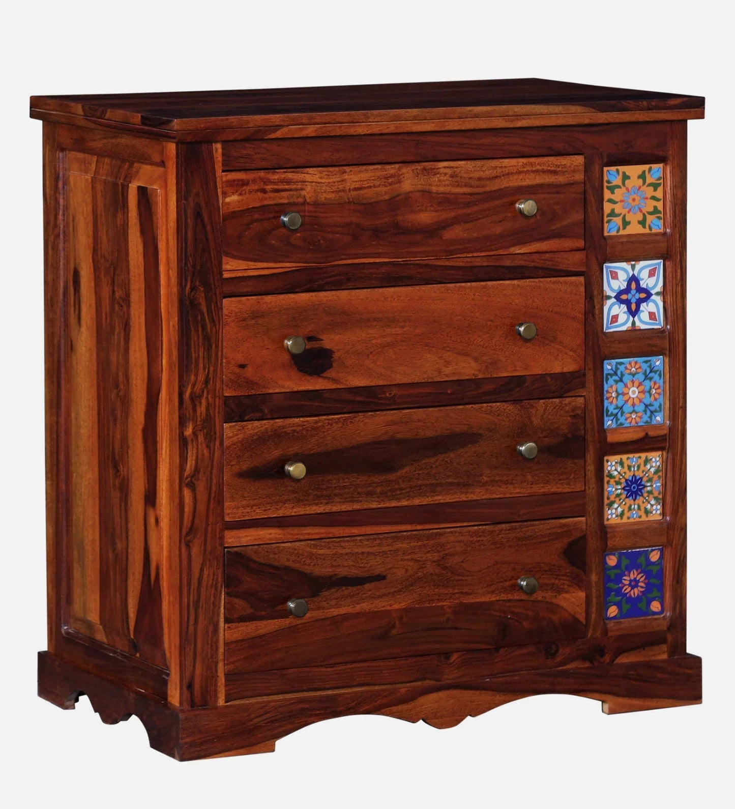 Sheesham Wood Dresser in Honey Oak Finish