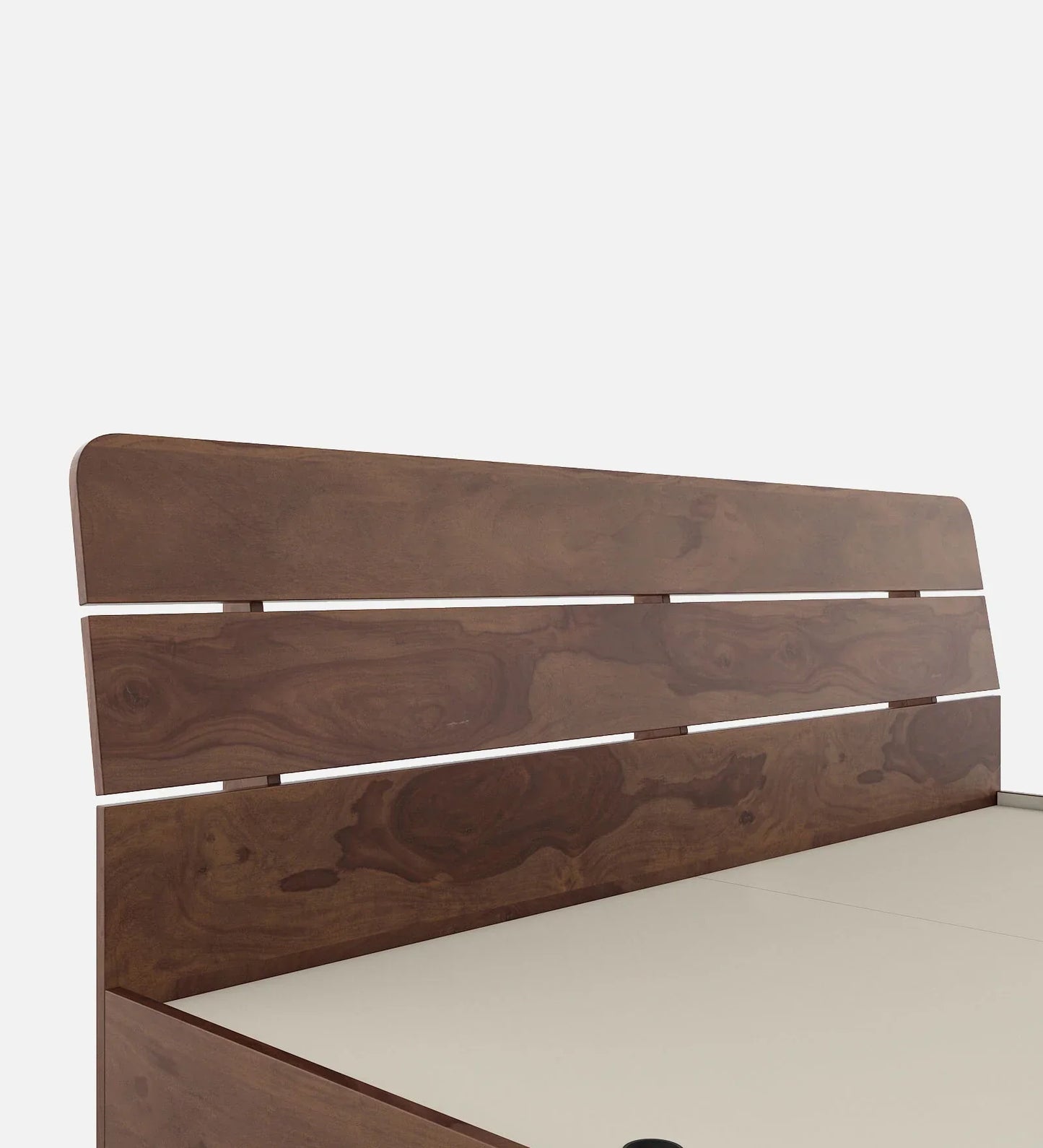 Queen Bed In Sheesham Finish With Box Storage