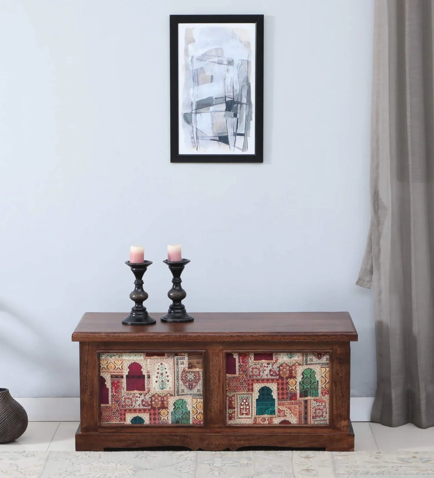 Solid Wood Trunk in Tubbaq Finish