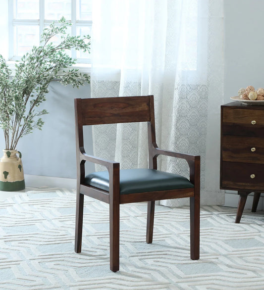 Arm Chair In Provincial Teak Finish