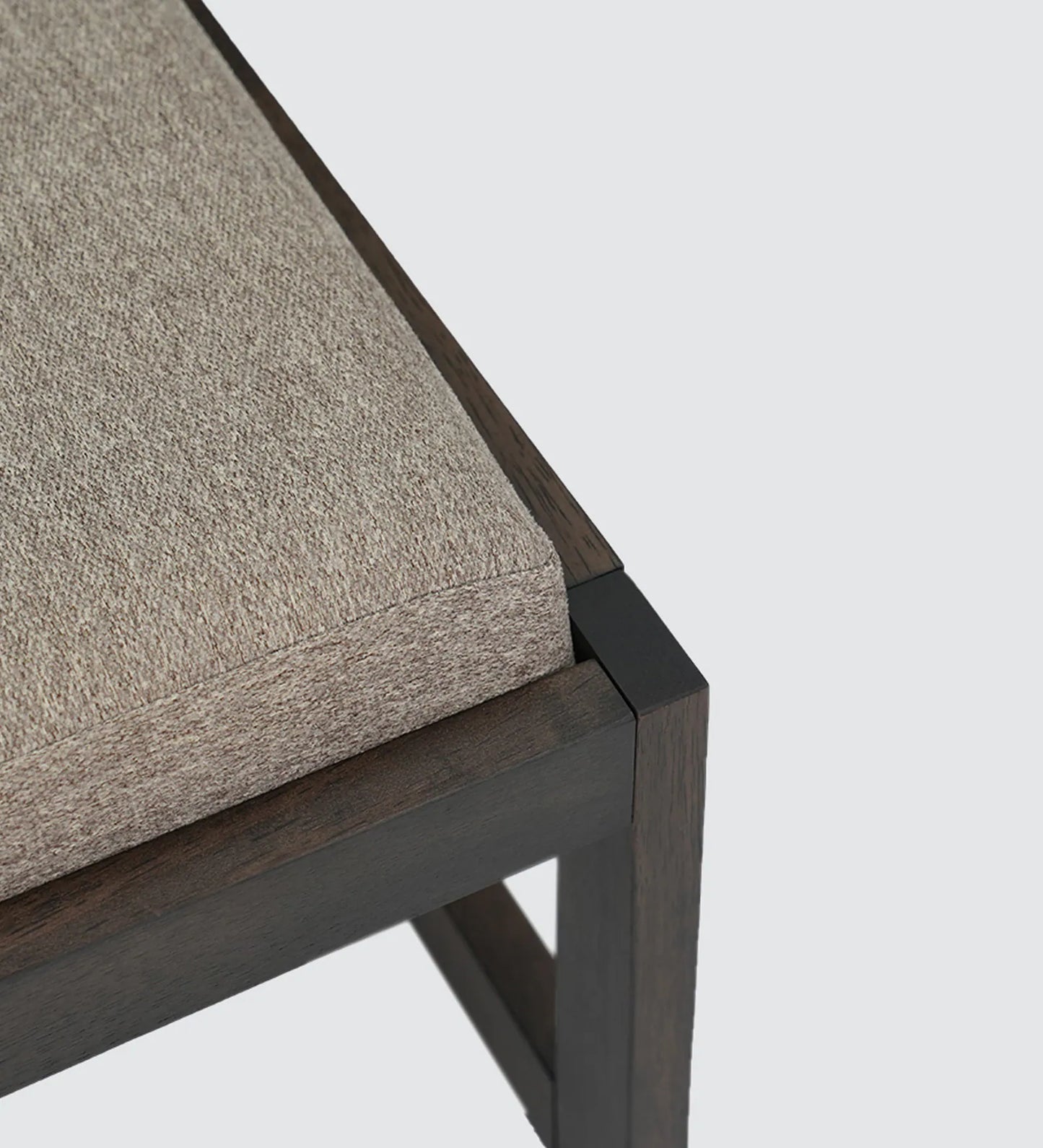 Coffee Table Set with 4 Stool in Brown Colour