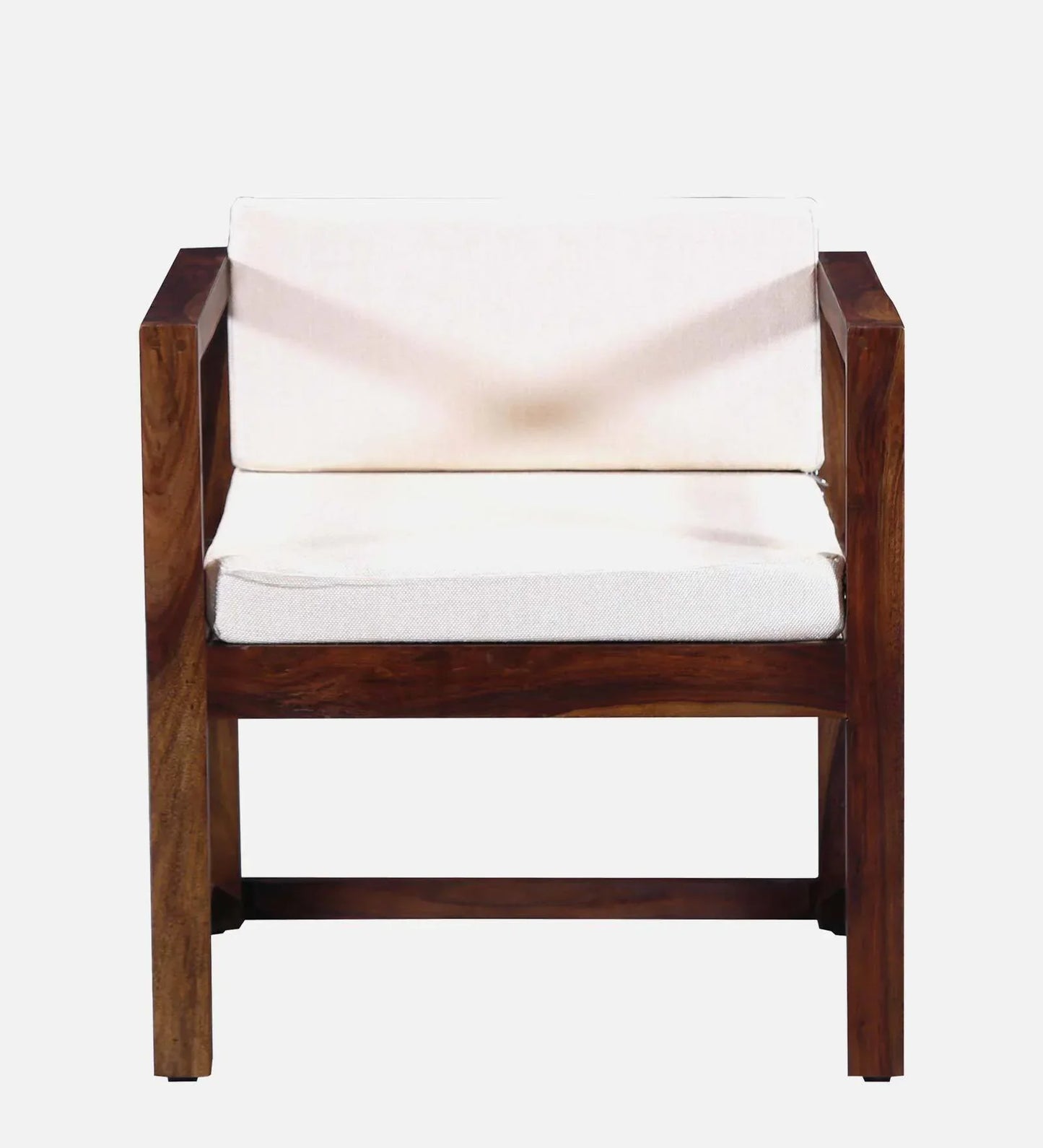 Avian Sheesham Wood Arm Chair In Provincial Teak Finish