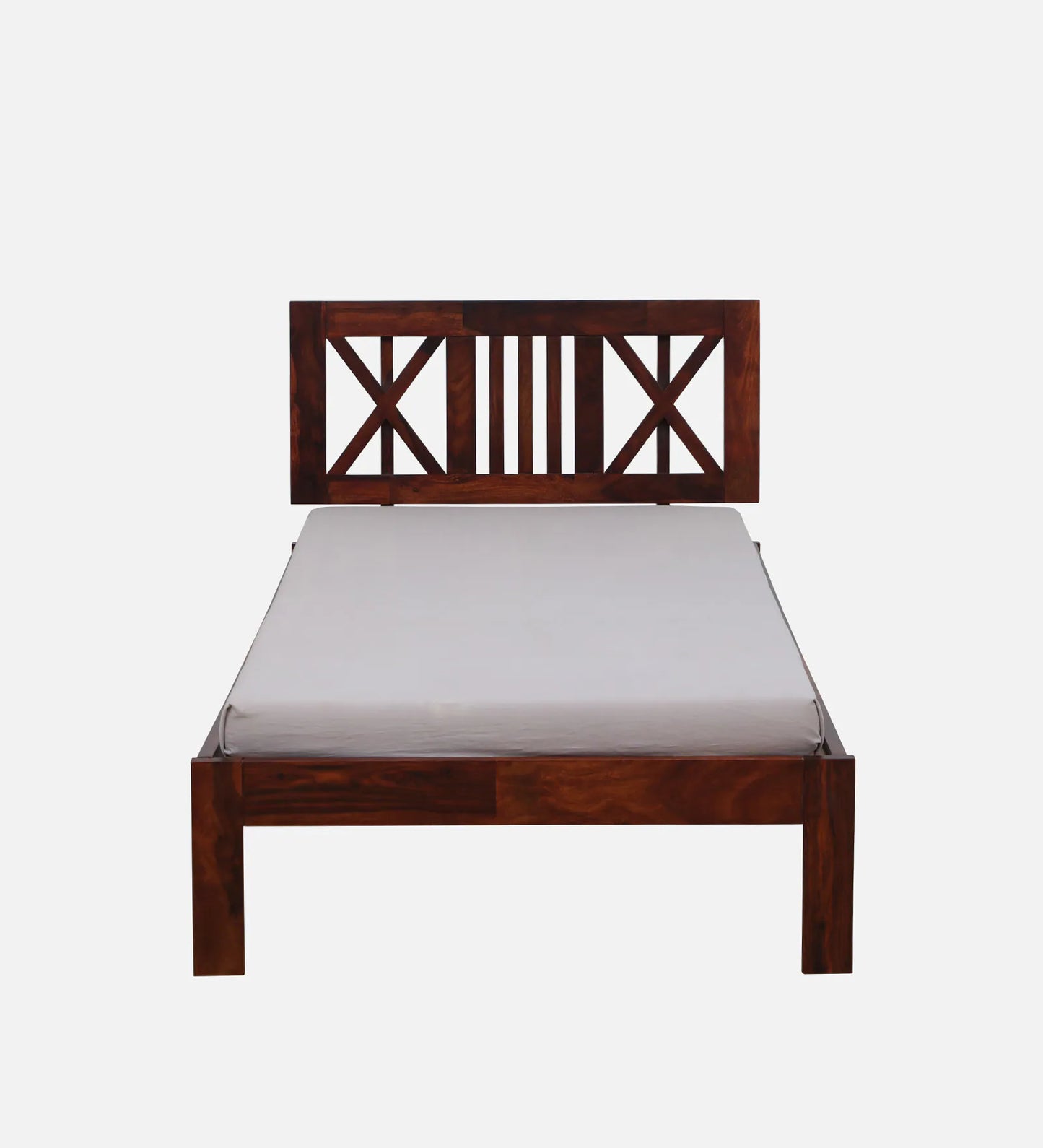 Sheesham Wood Single Bed In Honey Oak Finish