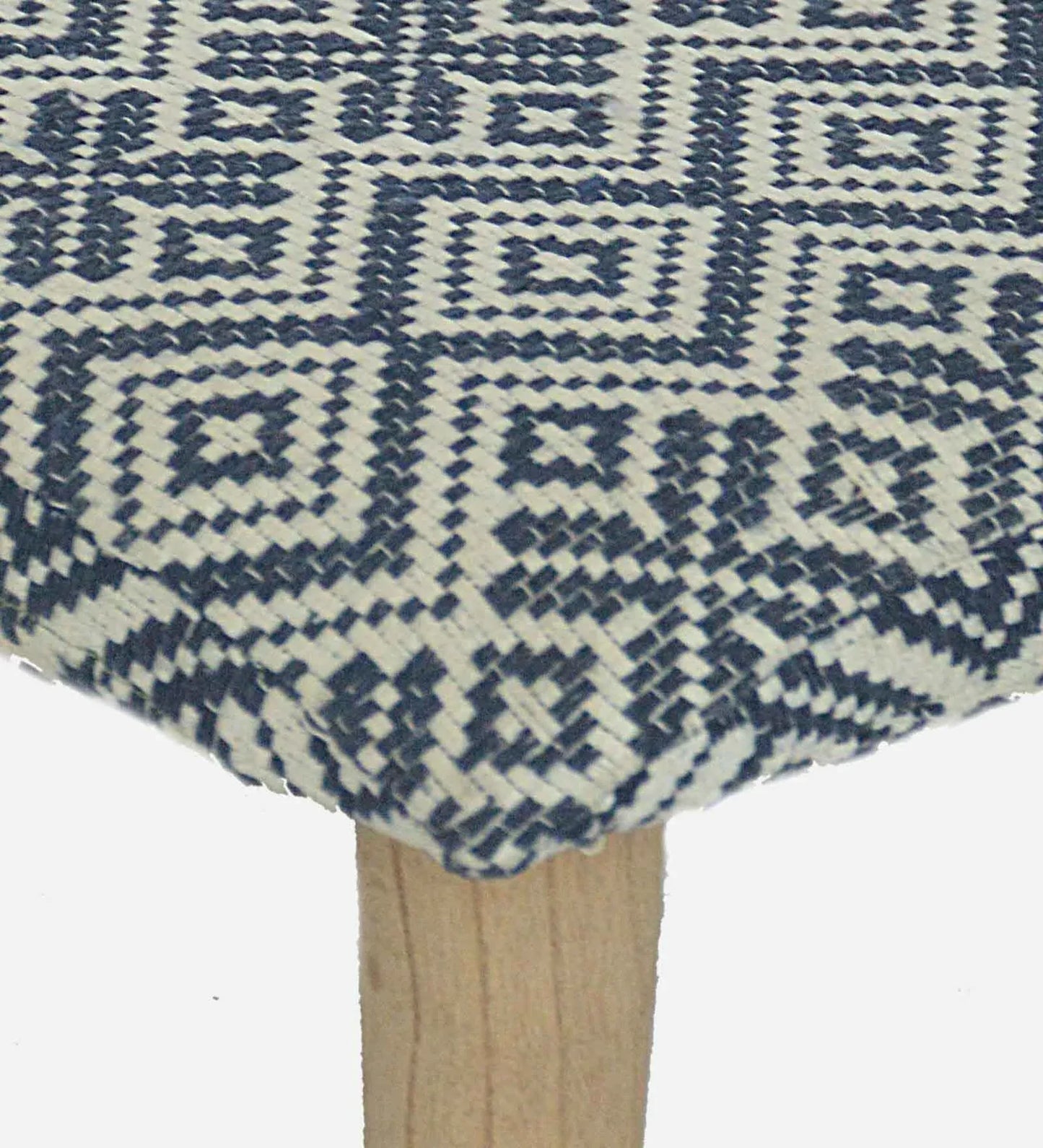 Teviston Solid Wood Foot Stool in Grey Colour