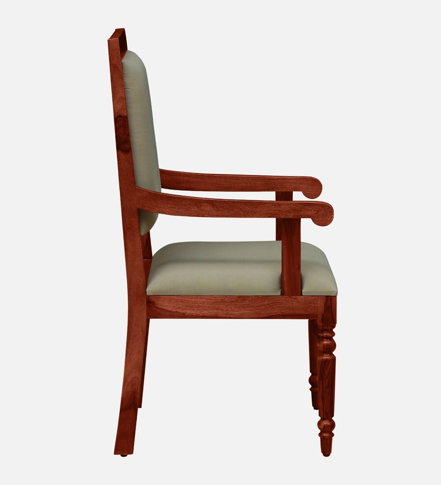Warren Sheesham Wood Arm Chair In Honey Oak Finish