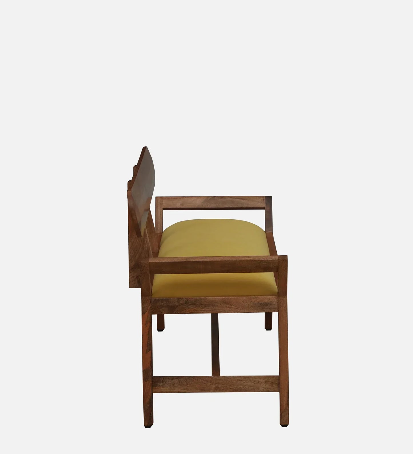 Mango Wood Settee In Natural Finish