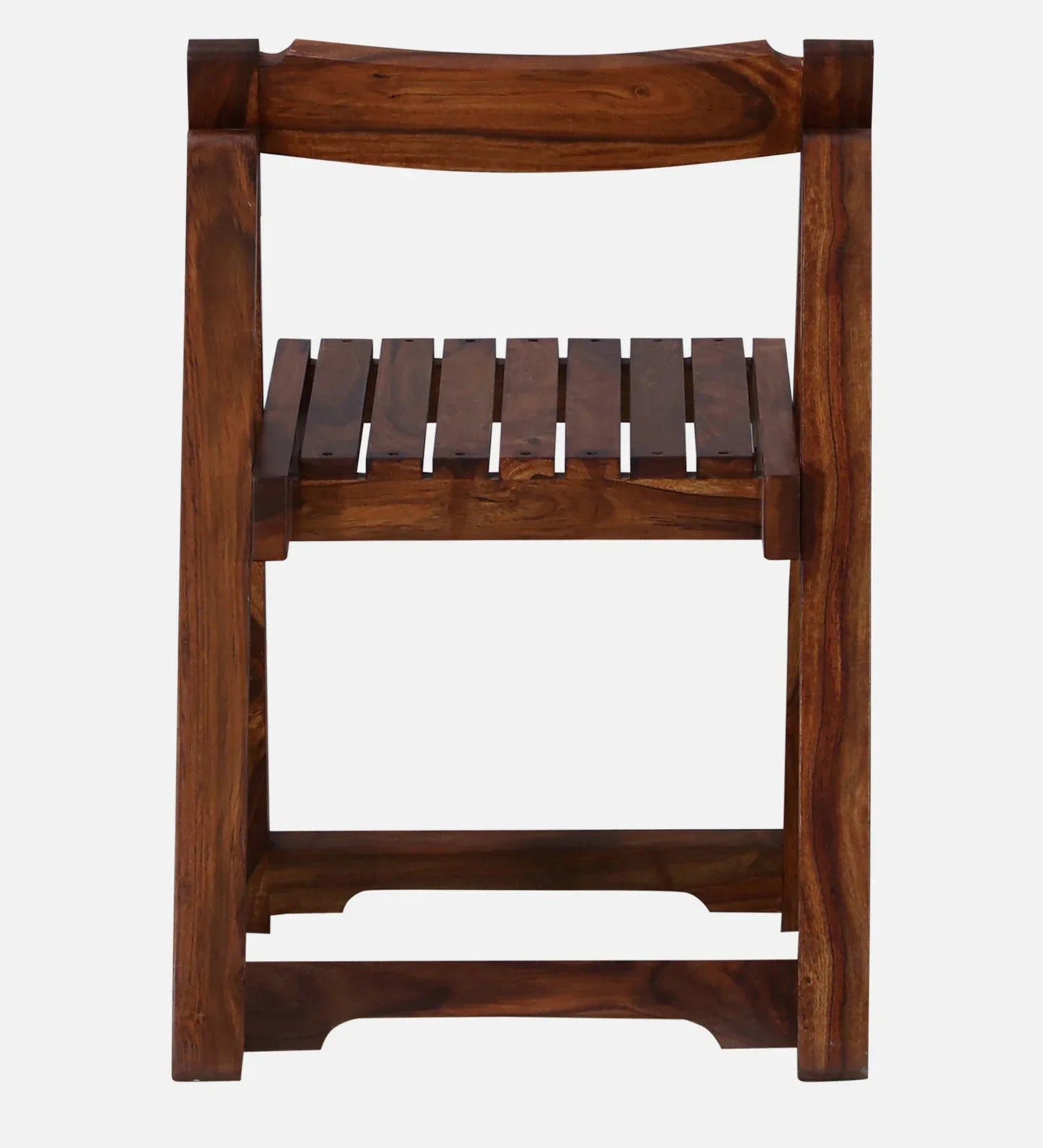 Sheesham Wood Folding Chair In Scratch Resistant Honey Oak Finish