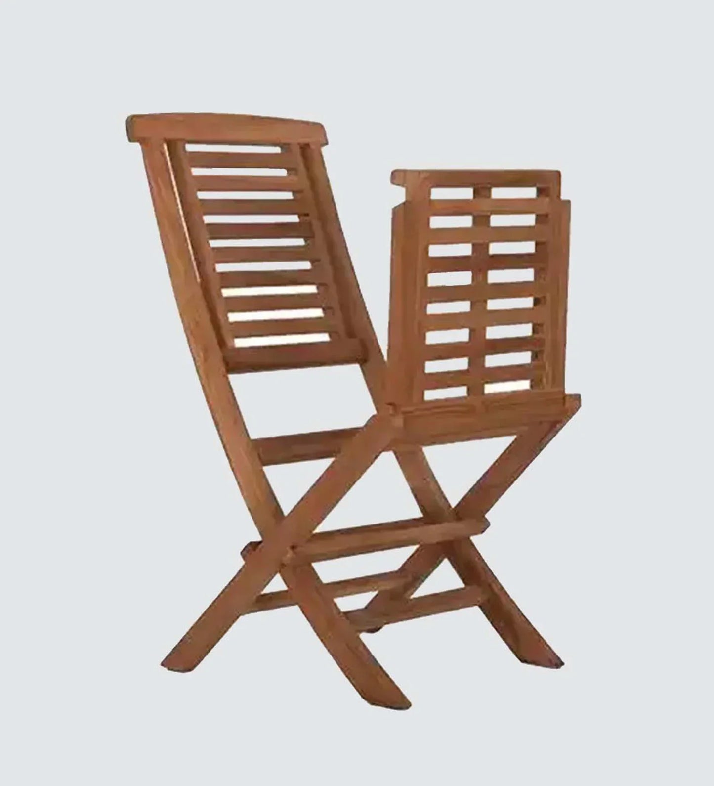 Aura Folding Chair In Brown Color