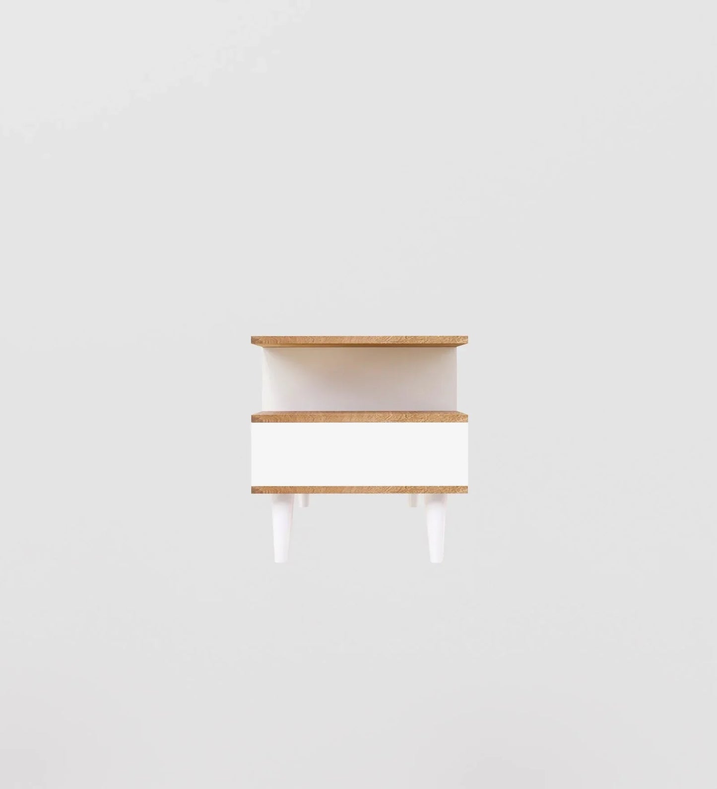 Dora Coffee Table In Canyon Oak And White Colour