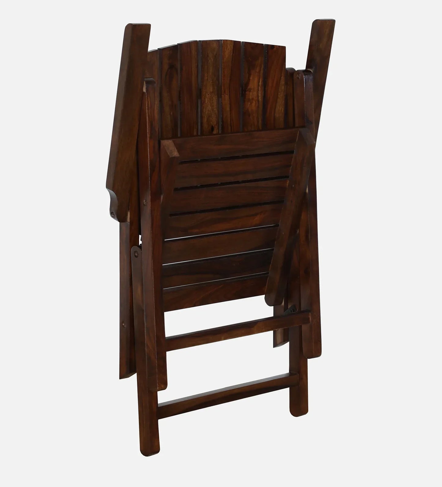 Sheesham Wood Folding Chair In Provincial Teak Finish