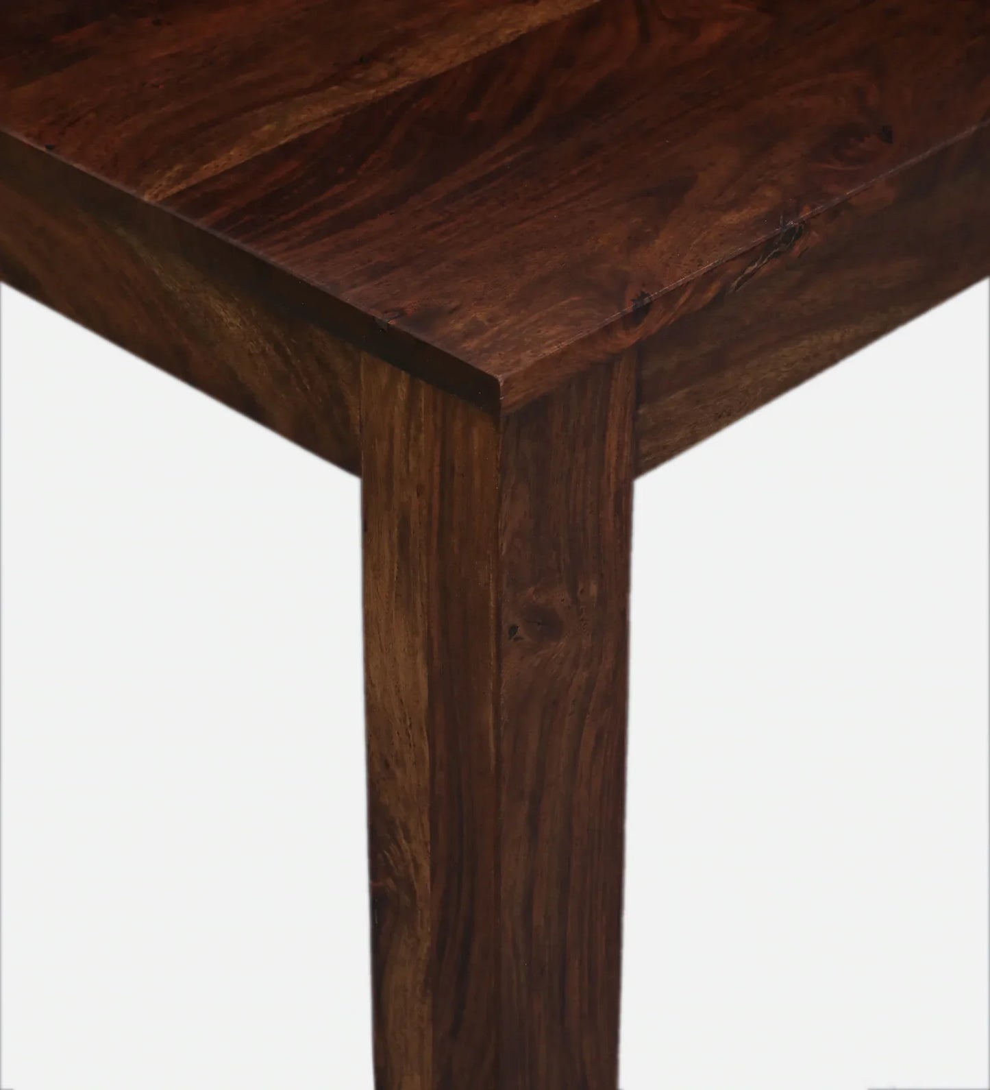 Sheesham Wood 6 Seater Dining Set in Scratch Resistant Provincial Teak Finish