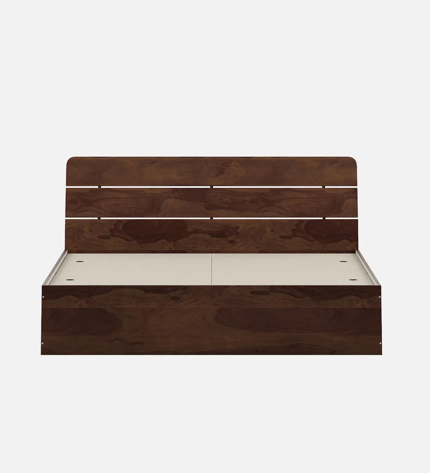Queen Bed In Sheesham Finish With Box Storage