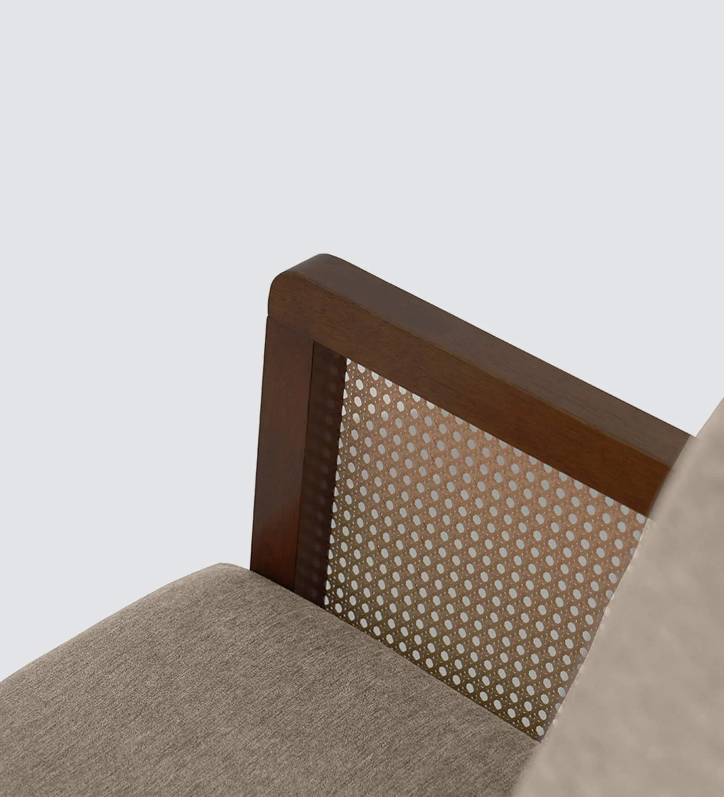 Vega Rocking Chair in Brown Finish