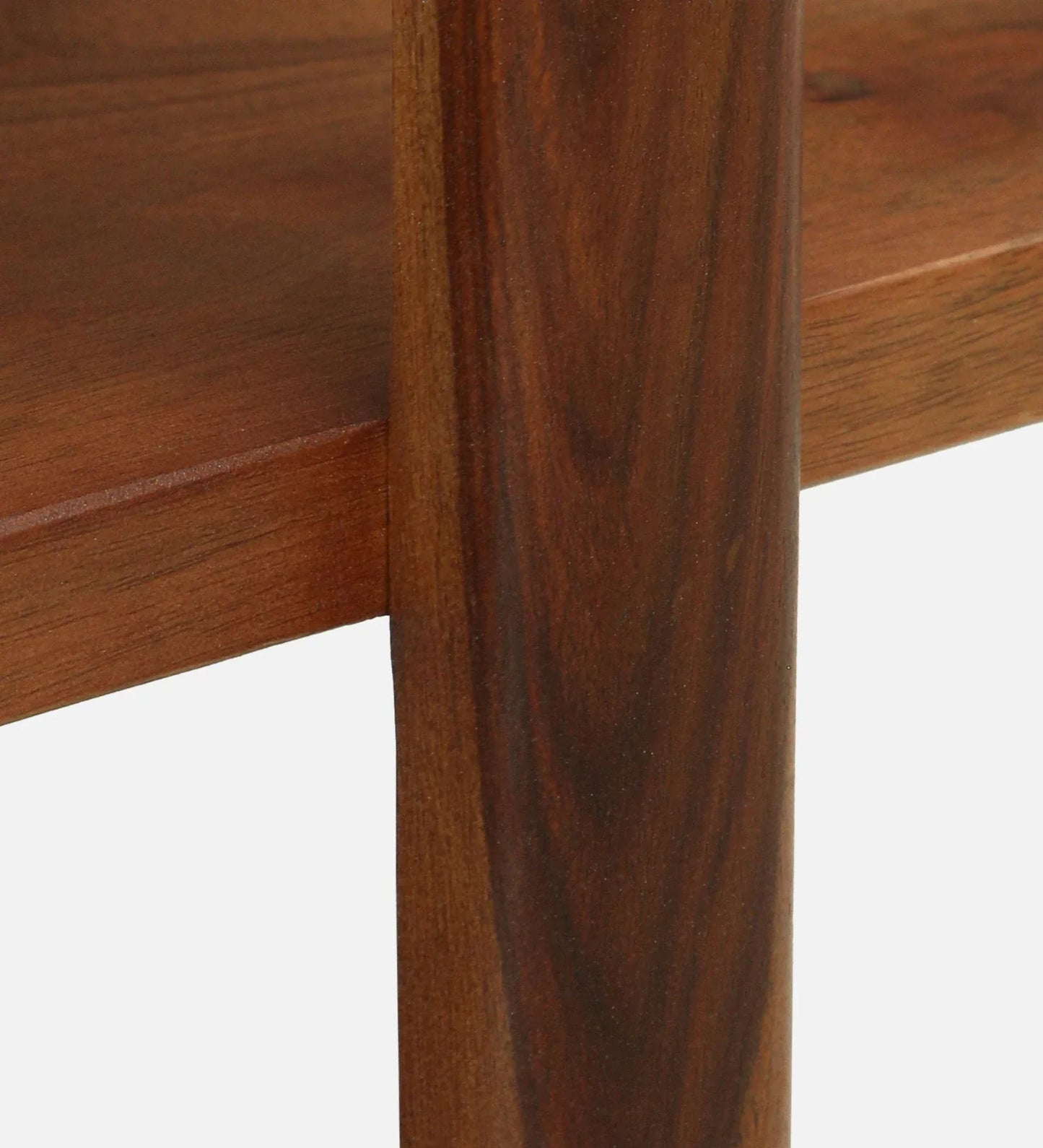 Mango Wood Book Shelf In Walnet Finish