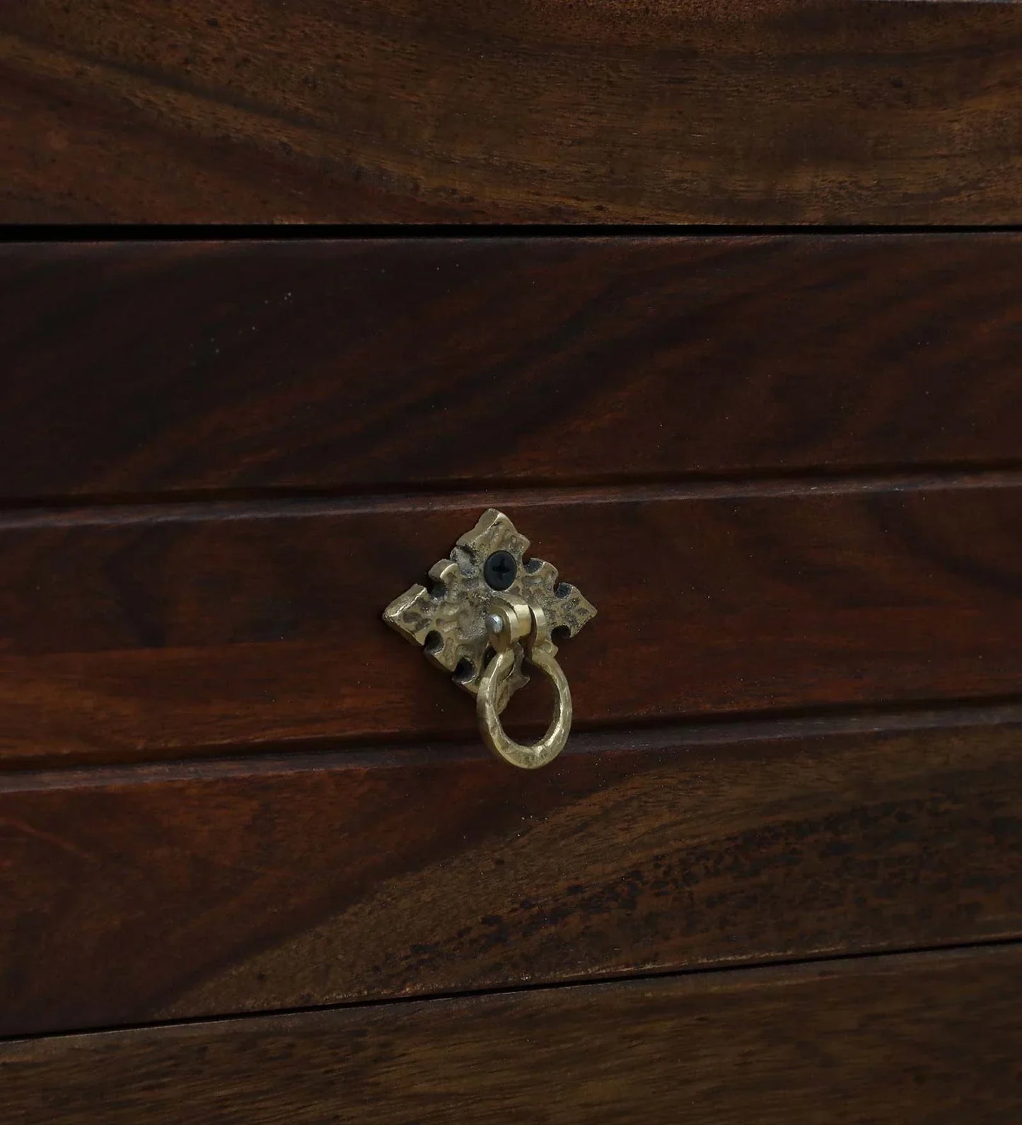 Sheesham Wood Chest Of Drawers in Scratch Resistant Provincial Teak Finish