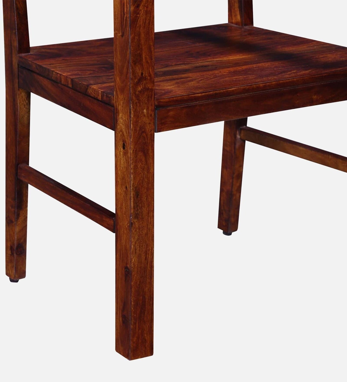 Oriel Sheesham Wood Arm Chair In Honey Oak Finish