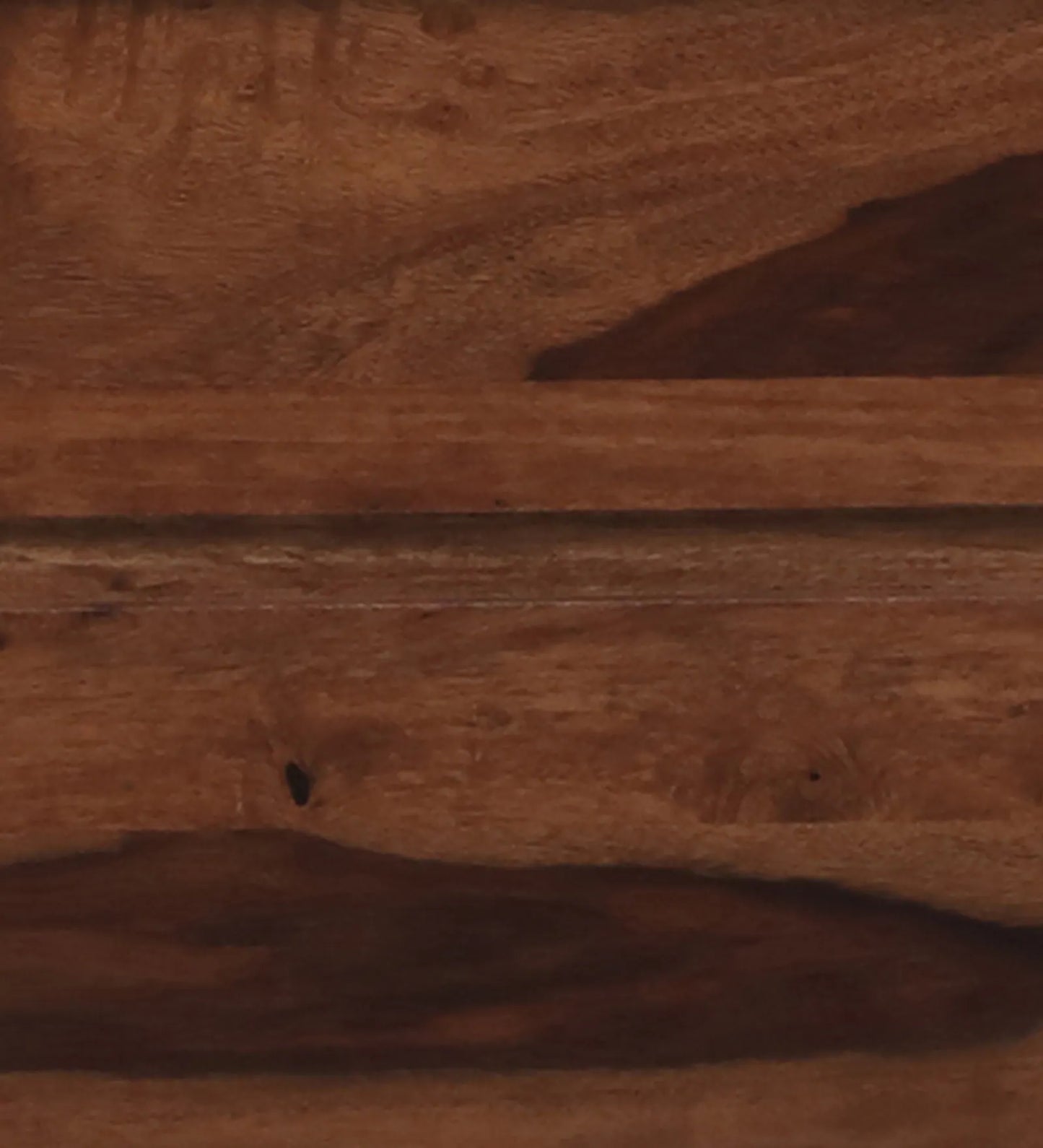 Sheesham Wood Trunk With Storage In Scratch Resistant Rustic Teak Finish