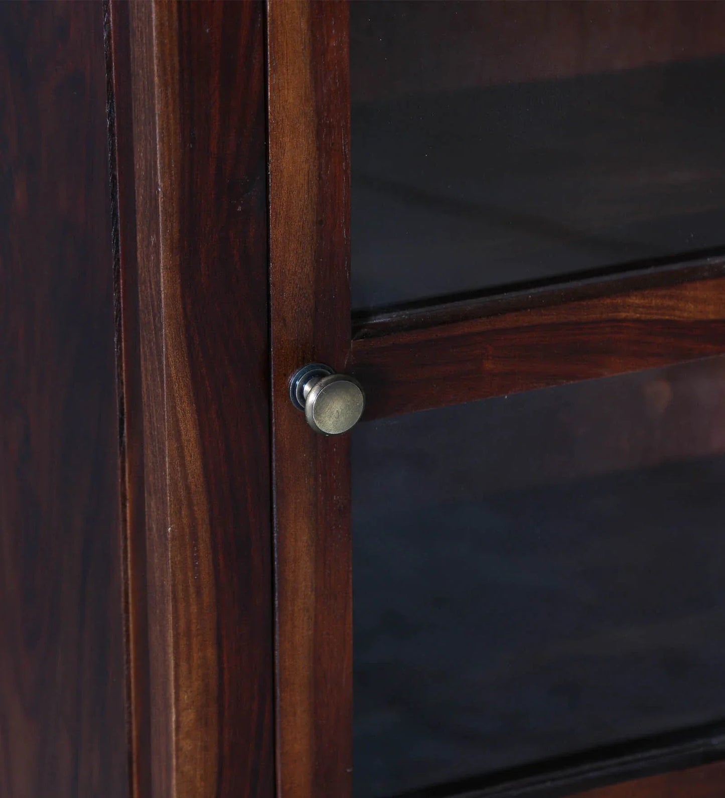 Sheesham Wood Book Case In Scratch Resistant Provincial Teak Finish