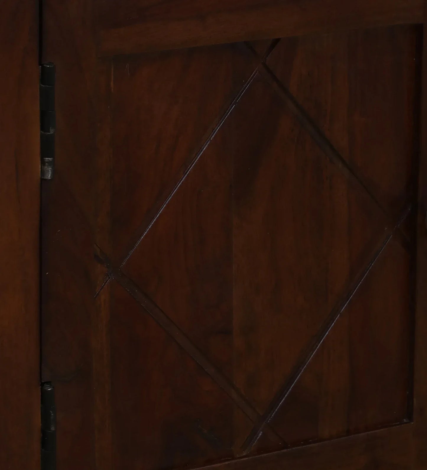 Sheesham Wood TV Console in Scratch Resistant Provincial Teak Finish For TVs Up To 55"