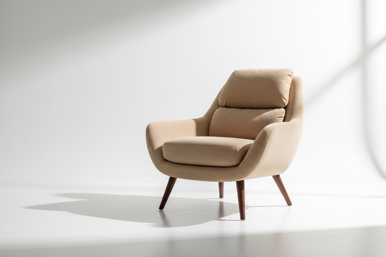 create an image for a home page for an arm chair 